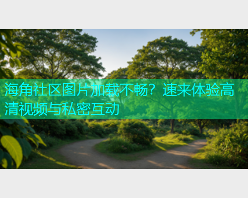 海角社区图片加载不畅？速来体验高清视频与私密互动