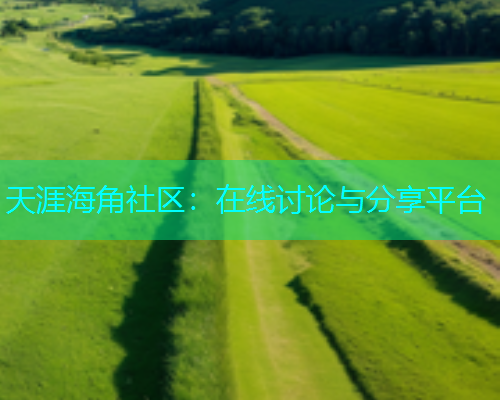 天涯海角社区：在线讨论与分享平台