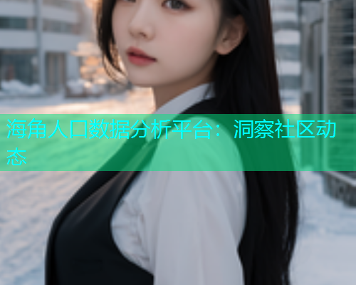 海角人口数据分析平台：洞察社区动态