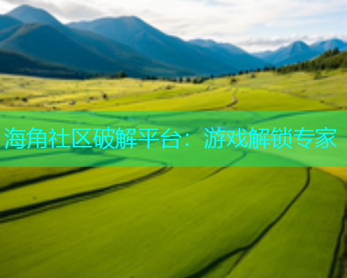 海角社区破解平台：游戏解锁专家