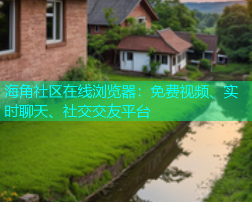 海角社区在线浏览器：免费视频、实时聊天、社交交友平台