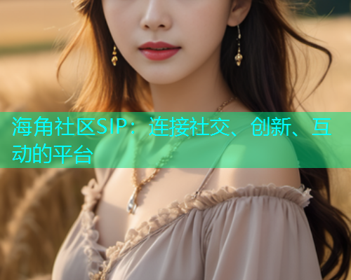 海角社区SIP：连接社交、创新、互动的平台